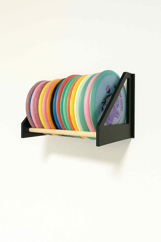 Disc Dock – Modulær hylle for diskgolf-entusiaster