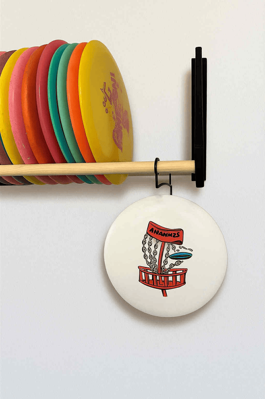 Disc Dock – Modulær hylle for diskgolf-entusiaster